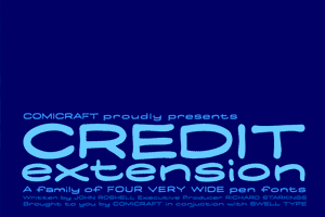 Credit Extension font