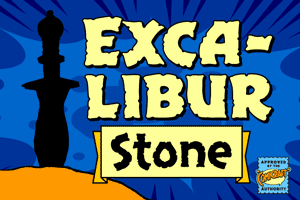 Excalibur Stone font