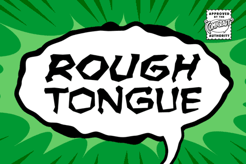 Rough Tongue font