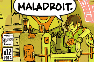 Maladroit font