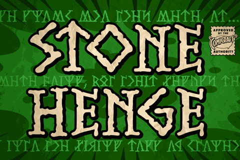 Stonehenge font