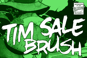 Tim Sale Brush font