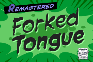 Forked Tongue font