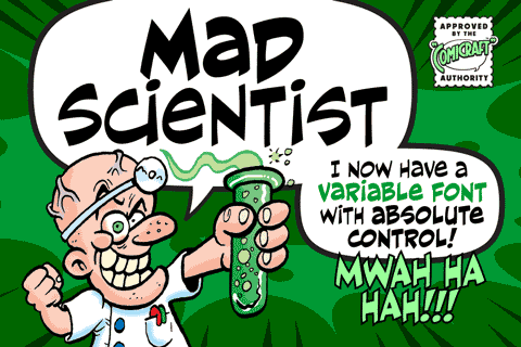 Mad Scientist font
