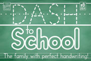 Dash to School font