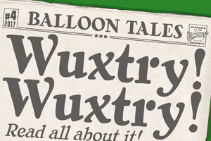 Wuxtry Wuxtry font
