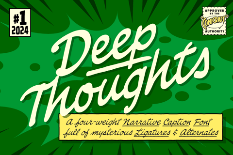 Deep Thoughts font