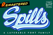 Spills font