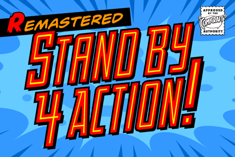 Stand By 4 Action font