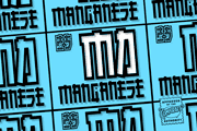 Manganese font
