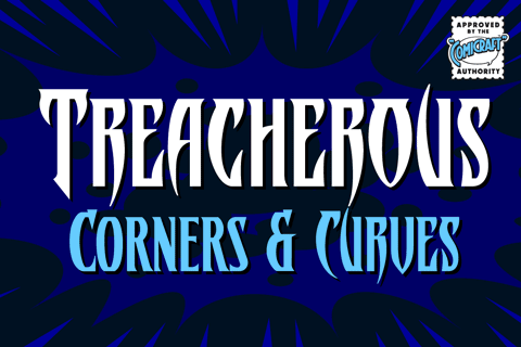 Treacherous Corners & Curves font