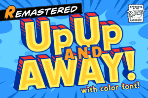 Up Up And Away font