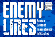 Enemy Lines font