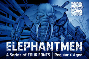Elephantmen font