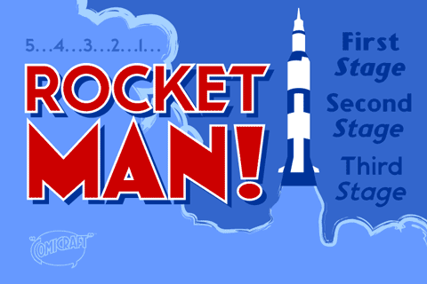 Rocket Man font