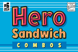 Hero Sandwich Combos font