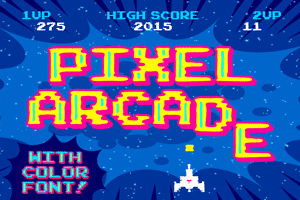 Pixel Arcade font