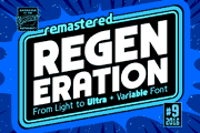 Regeneration font
