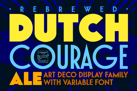 Dutch Courage Ale font