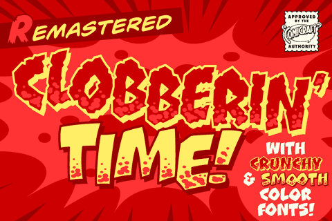 Clobberin Time font