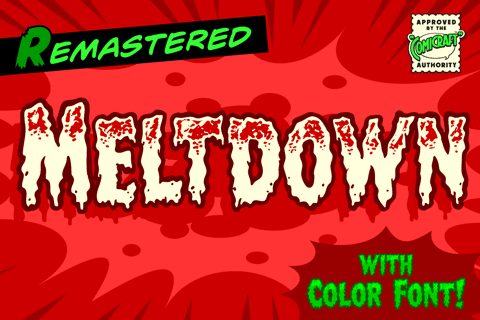 Meltdown font