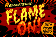 Flame On font