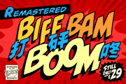 Biff Bam Boom font