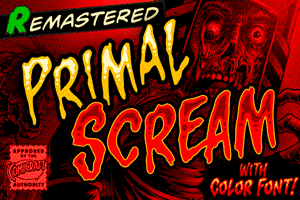 Primal Scream font