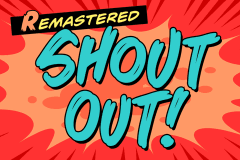 Shout Out font