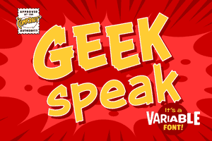 Geek Speak font