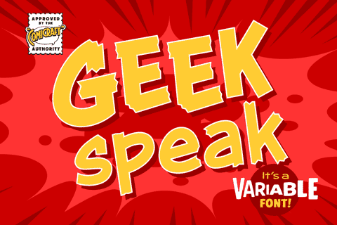 Geek Speak font