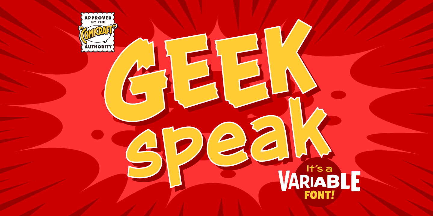 Geek Speak font